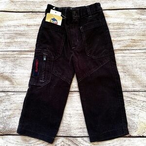 NWT Boutique Alphabet Navy Blue Corduroy Pants Boy’s Sz 86cm 2T
